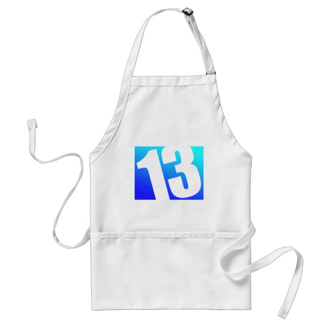 Number 13 adult apron (Front)
