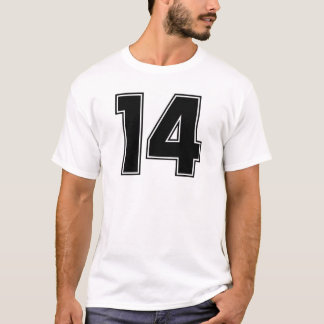 Number 14 frontside print T-Shirt
