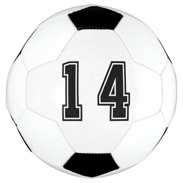 Number 14 soccer ball (Front)