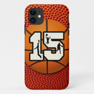 Number 15 Basketball iPhone 11 Case