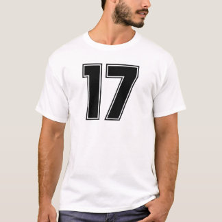 Number 17 frontside print T-Shirt