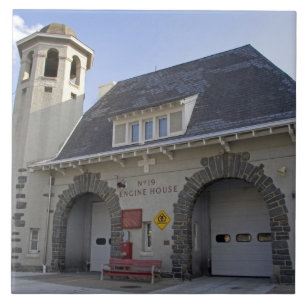 Number 19 Engine House in Washington, D.C. Ceramic Tile