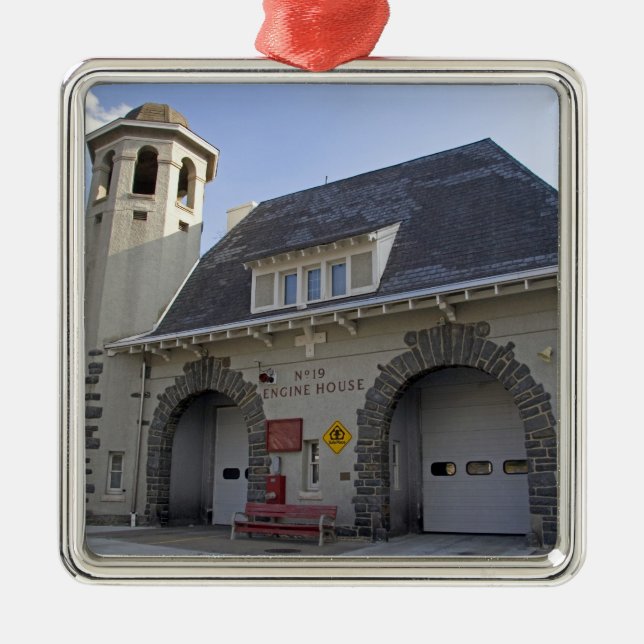 Number 19 Engine House in Washington, D.C. Metal Ornament (Front)