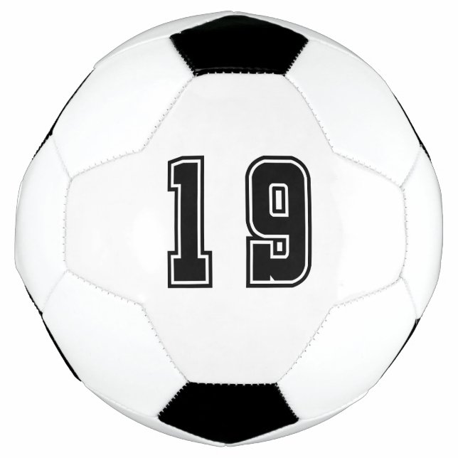 Number 19 soccer ball (Front)