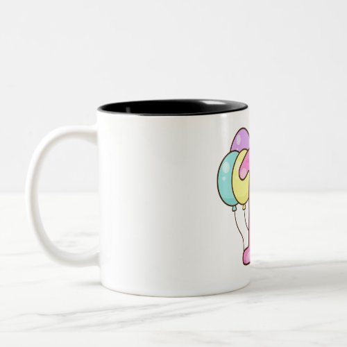 Number 1 and unicorn princess Two_Tone coffee mug