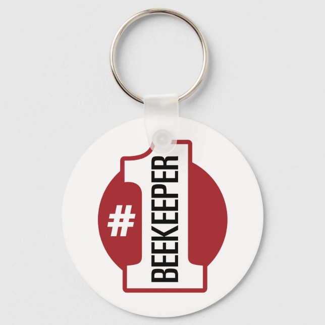 Number 1 Beekeeper Keychain (Front)