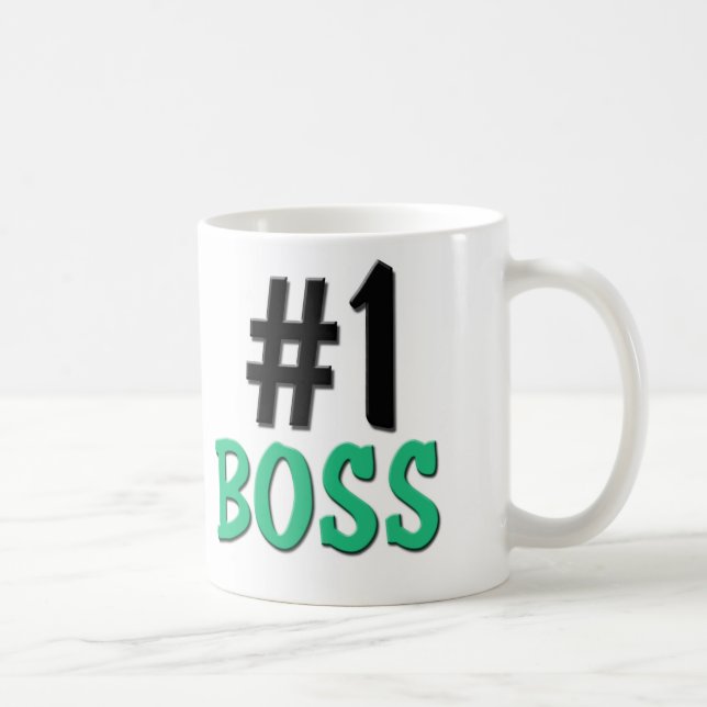 Number 1 Boss Coffee Mug (Right)