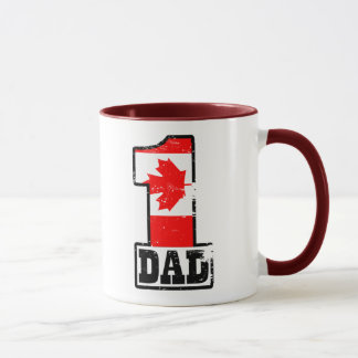 Number 1 Canadian Dad Mug