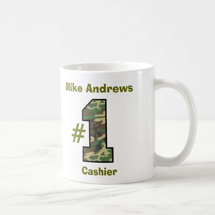 Number 1 Cashier or Any Specialty V2 Coffee Mug