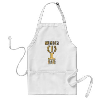 Number 1 Dad Adult Apron