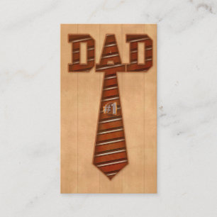 number 1 dad business card