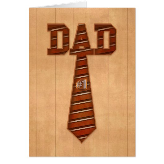 number 1 dad cards (Front)