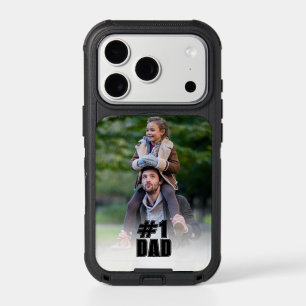 Number 1 DAD Create Your Own Photo Varsity Font  iPhone 17 Pro Case