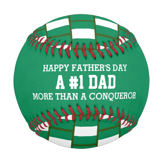 NUMBER 1 DAD | Nigeria FLAG Baseball (Front)