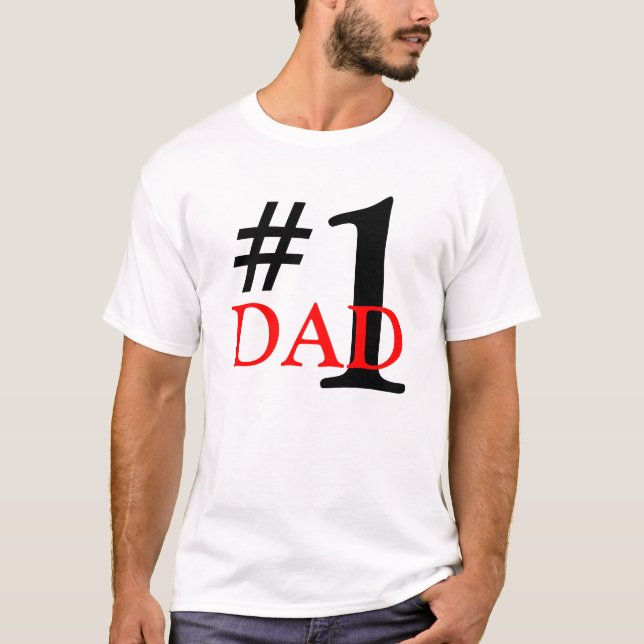 Number 1 Dad T-Shirt (Front)