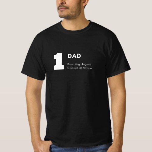 Number 1 Dad T_Shirt