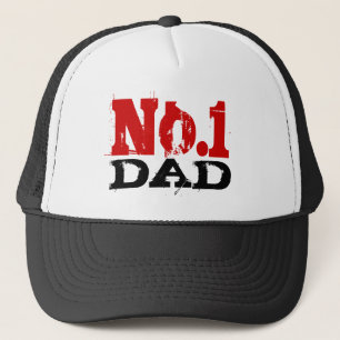 Number 1 Dad trucker hat No. 1 Fathers Day gift