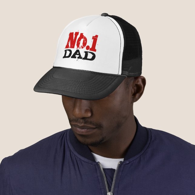 Number 1 Dad Hat, Dad's day, Father's Day Hat, trucker Hat, cool hat, –  Impasto Creative 93010