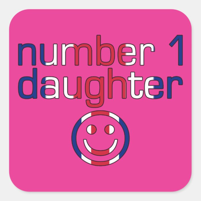 Number 1 Daughter ( Daughter's Birthday ) Sticker