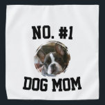 Number 1 dog Mom Mum Mother's Day Pet Lovers Bandana<br><div class="desc">We love our pets!</div>