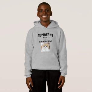 NUMBER#1 FAN OF-ADD YOUR TEXT/CREATE YOUR OWN HOODIE
