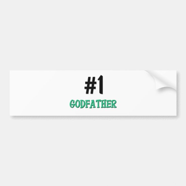 Number 1 Godfather Bumper Sticker (Front)