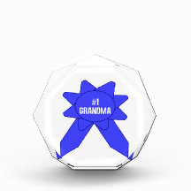 Number 1 Grandma Blue Ribbon