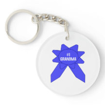 Number 1 Grandma Blue Ribbon