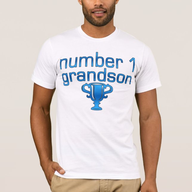 Number 1 Grandson T-Shirt (Front)