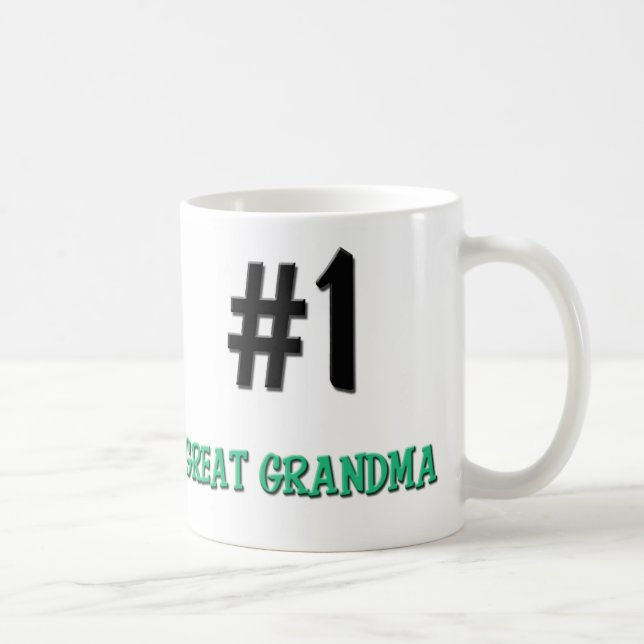 Number 1 Great Grandma Coffee Mug (Right)