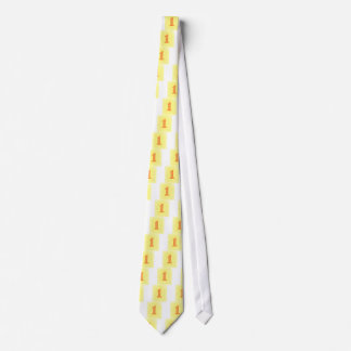 Number 1 in Orange and Yellow Neckties