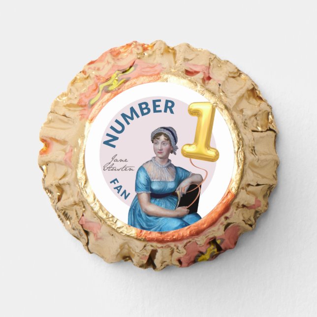 Number 1 Jane Austen Fan Reese's Peanut Butter Cups (Front)