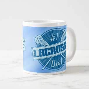 Number 1 Lacrosse Dad Jumbo Coffee Mug