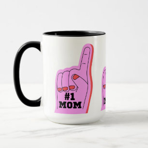 NUMBER 1 MOM FUNNY MOTHERS DAY MUG