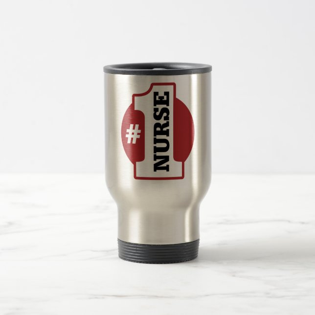 Number 1 Nurse Travel Mug (Center)