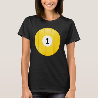 Number 1 Pool Ball T-Shirt