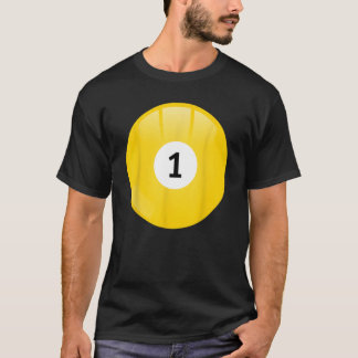 Number 1 Pool Ball T-Shirt