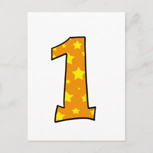 Number 1 postcard