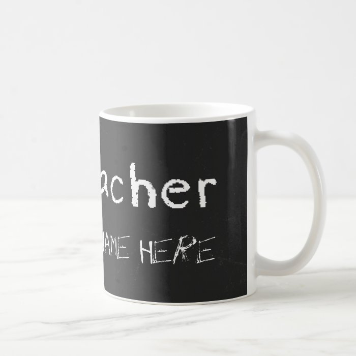 Number 1 Teacher Personalize With Teachers Name Coffee Mug