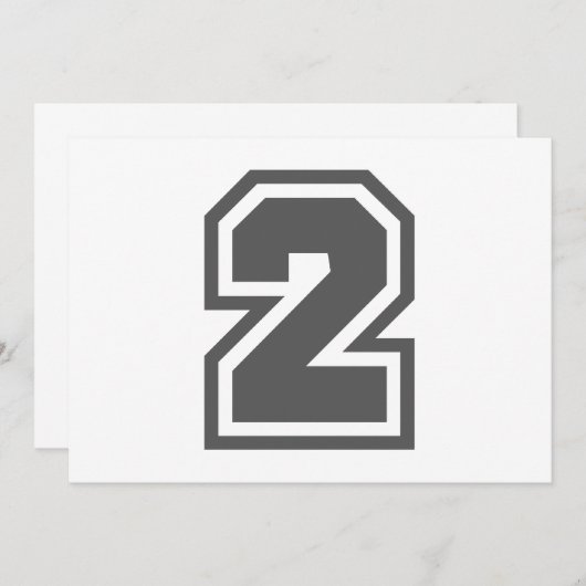 Number 2 (Front/Back)