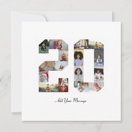 Number 20 Photo Collage