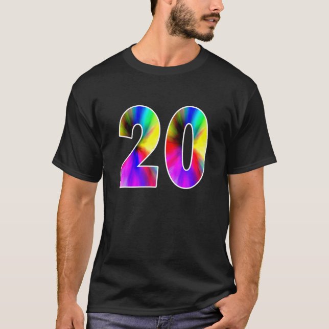 Number 20 Sports Team Event Shirt (Front)