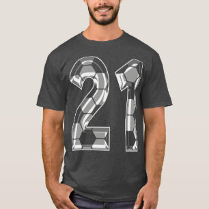 Number 21 Jersey 21 Mom Player Fan T-Shirt
