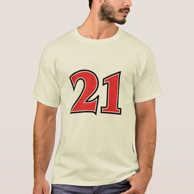 Number 21 T-Shirt (Front)