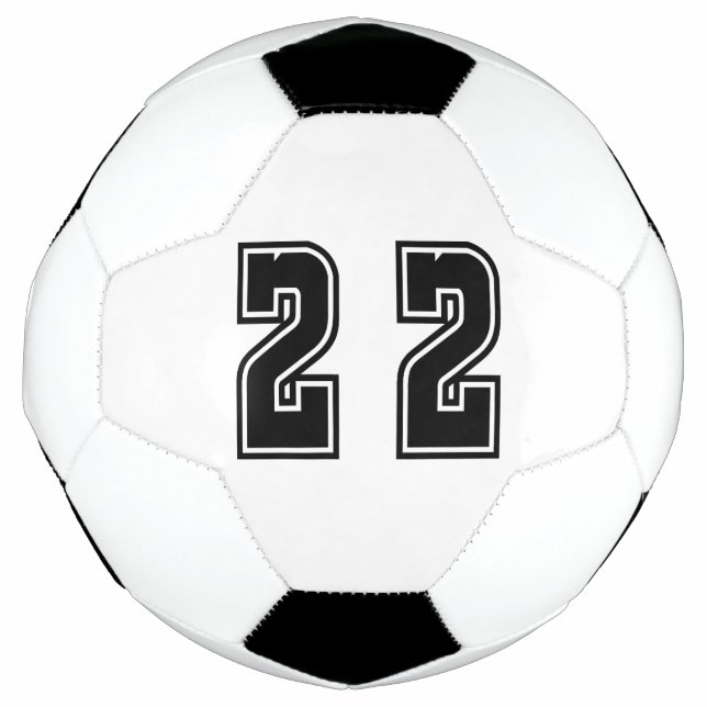 number 22 soccer ball (Front)