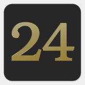 24 number number football Sticker by GeogDesigns