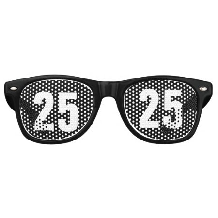 Number 25 Retro Sunglasses