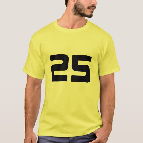 Number 25 T_Shirt