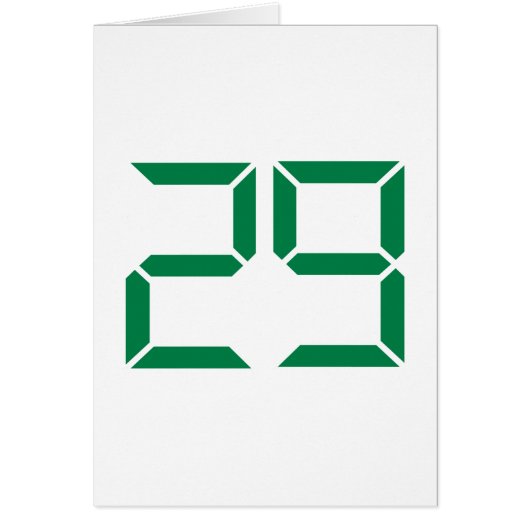 Number - 29 cards (Front)
