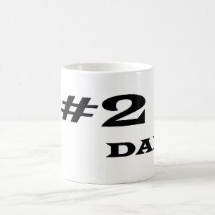 Number 2 Dad Coffee Mug
